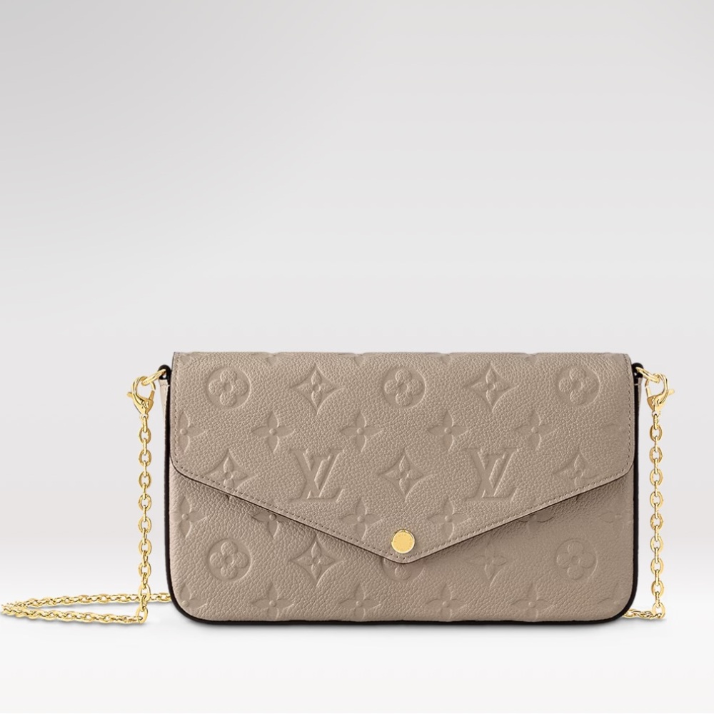 🔥Louis Vuitton Tan Félicie Pochette🔥